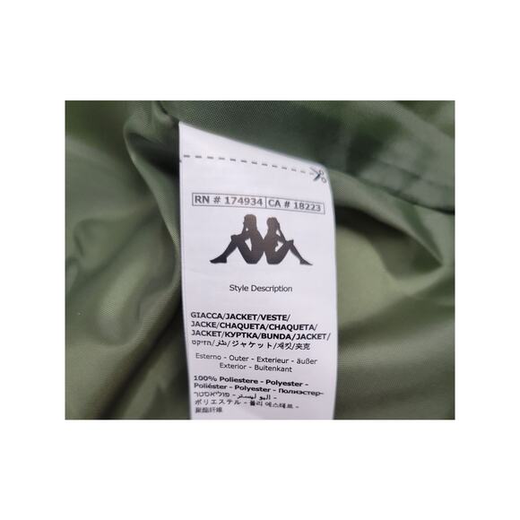 NWT Kappa Mens XL Green Cyprus Puffer Ski Snow Jacket‎ Authentic Finreol Man - Picture 8 of 12